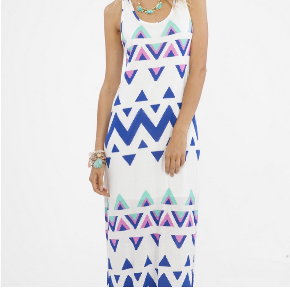 Summer print Maxi Dress